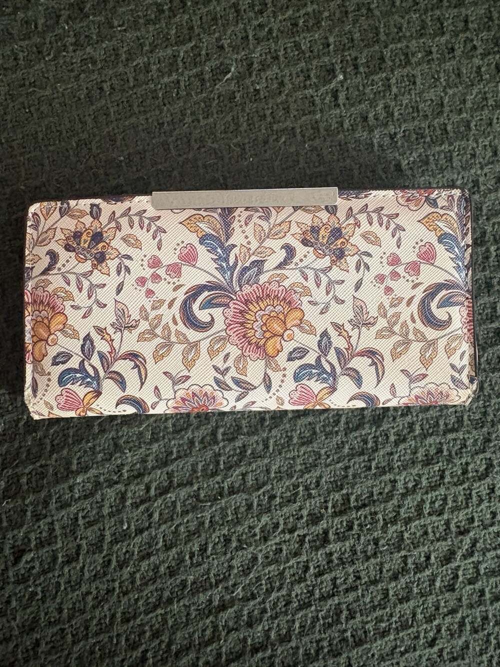 Safe Keeper Floral Print RFID Blocking Slim Clutch Wallet